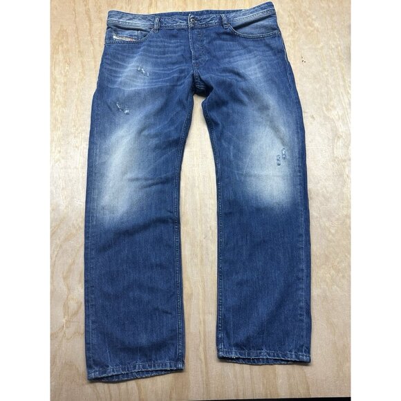 Diesel Industry Denim Jeans Men’s 38x30 Waykee Regular Straight 1976 Button Fly - Picture 1 of 10